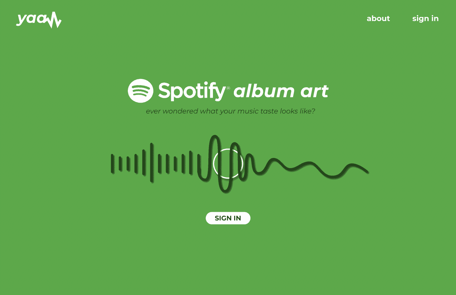 spotify album art web design